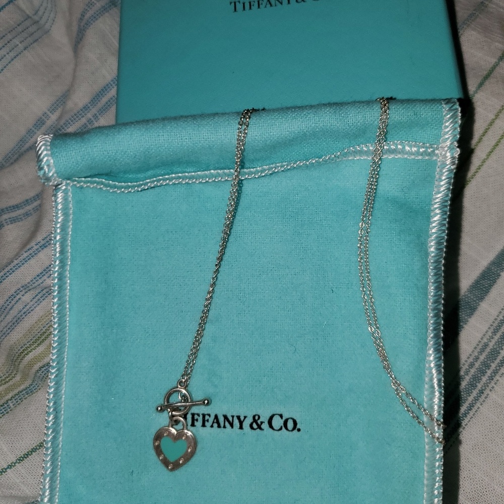Tiffany & Co. tag toggle necklace